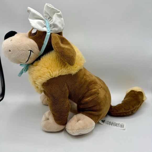 Disney Peter Pan Nana plush toy St. Bernard Nursemaid Dog With Bonnet - Picture 5 of 9